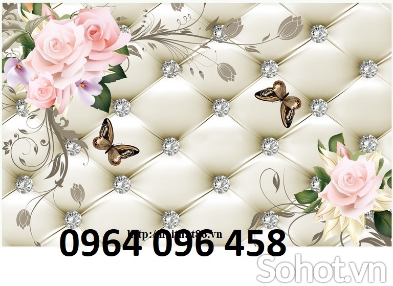 Tranh gạch 3d phòng khách - SLNB33