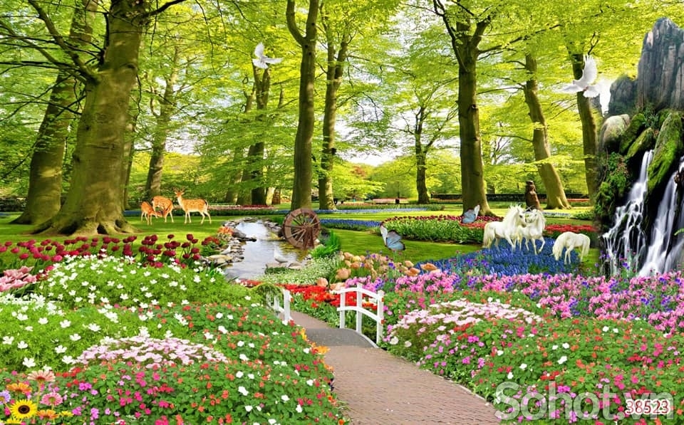Tranh gạch 3d phong cảnh thiên nhiên - 76SP