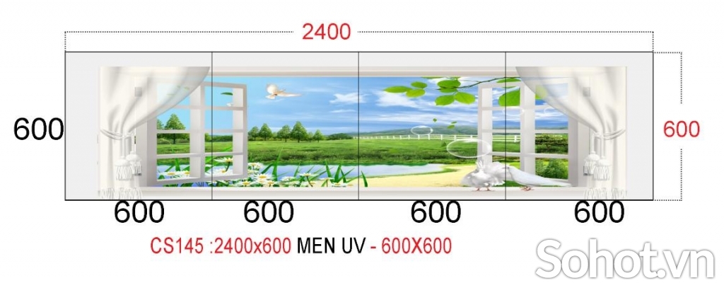 Gạch tranh 3D - tranh đẹp mọi không gian