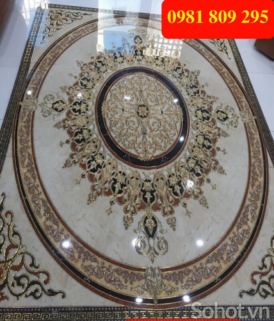 Gạch thảm - thảm gạch lát phòng khách