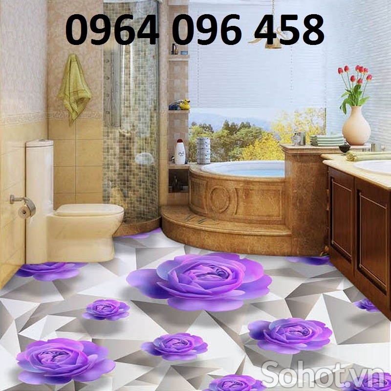 Tranh gạch 3d lát sàn cao cấp - 086DL