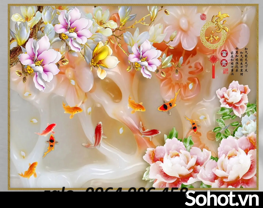 Tranh gạch 3d trang trí phòng khác đẹp - 356XC