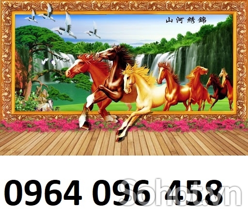 Gạch tranh 3d trang trí mã đáo thành công - DSA09