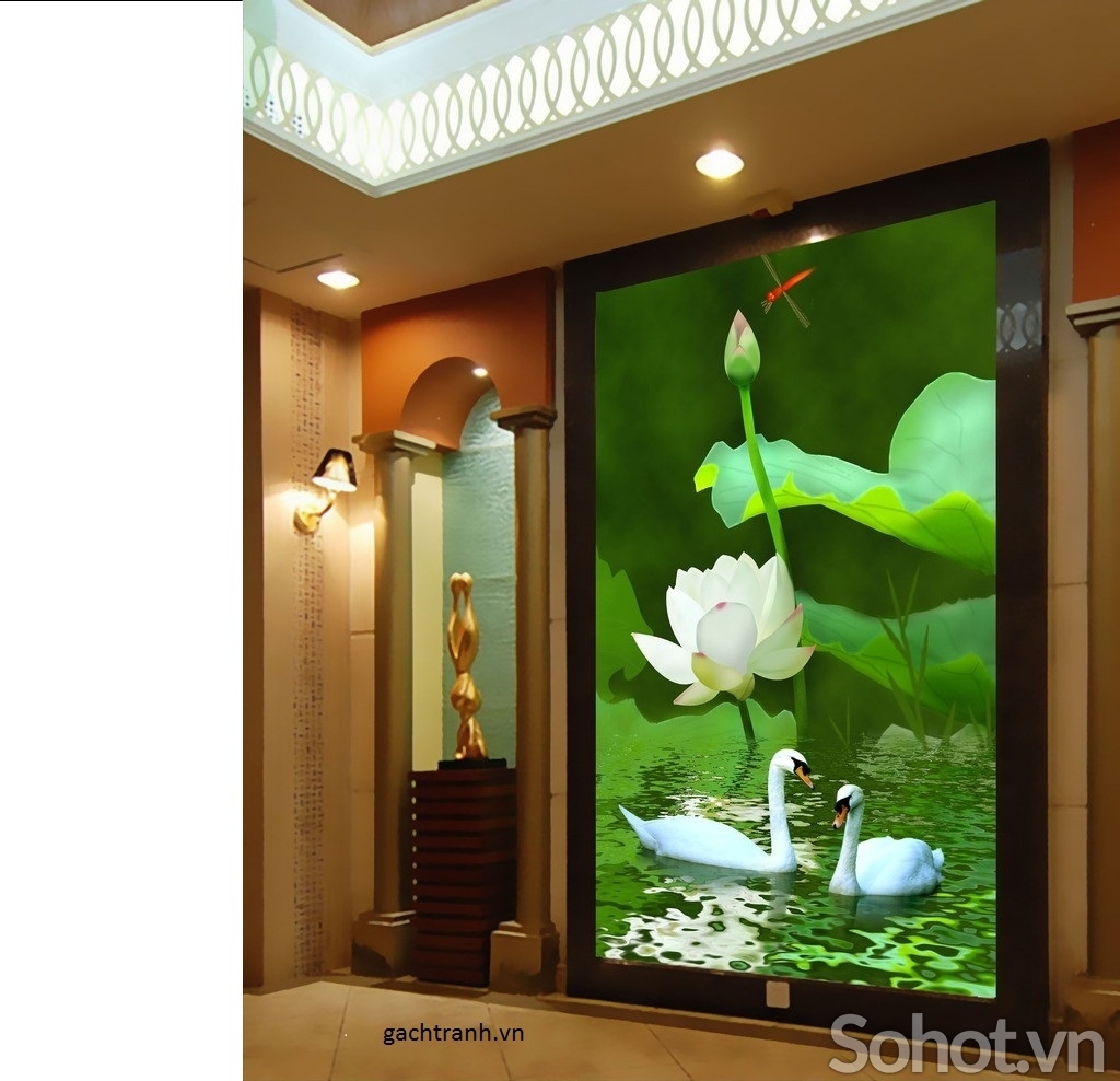 Tranh gạch 3d trang trí tường nhà - DCC33