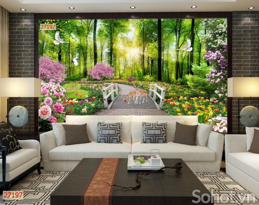 Tranh gạch 3d phong thủy đẹp - FDX43