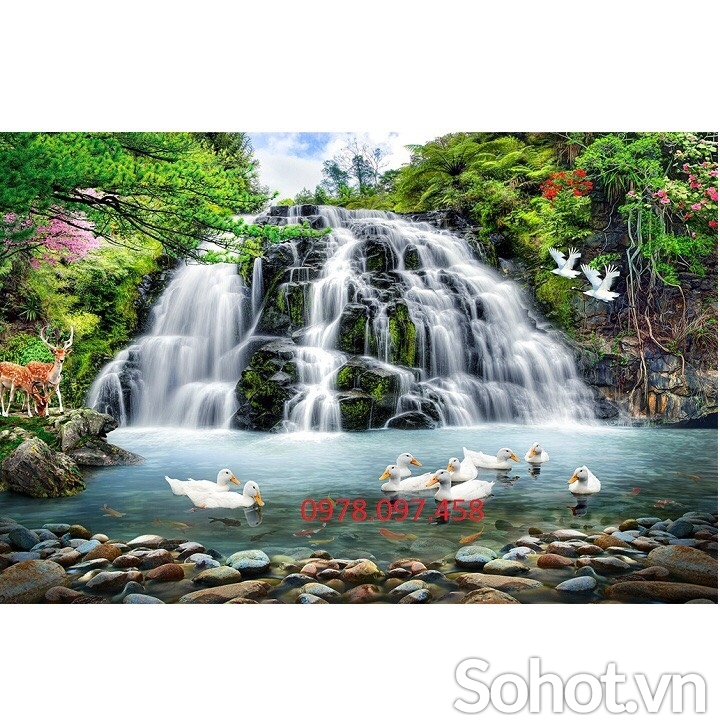 tranh phong cảnh - tranh gạch