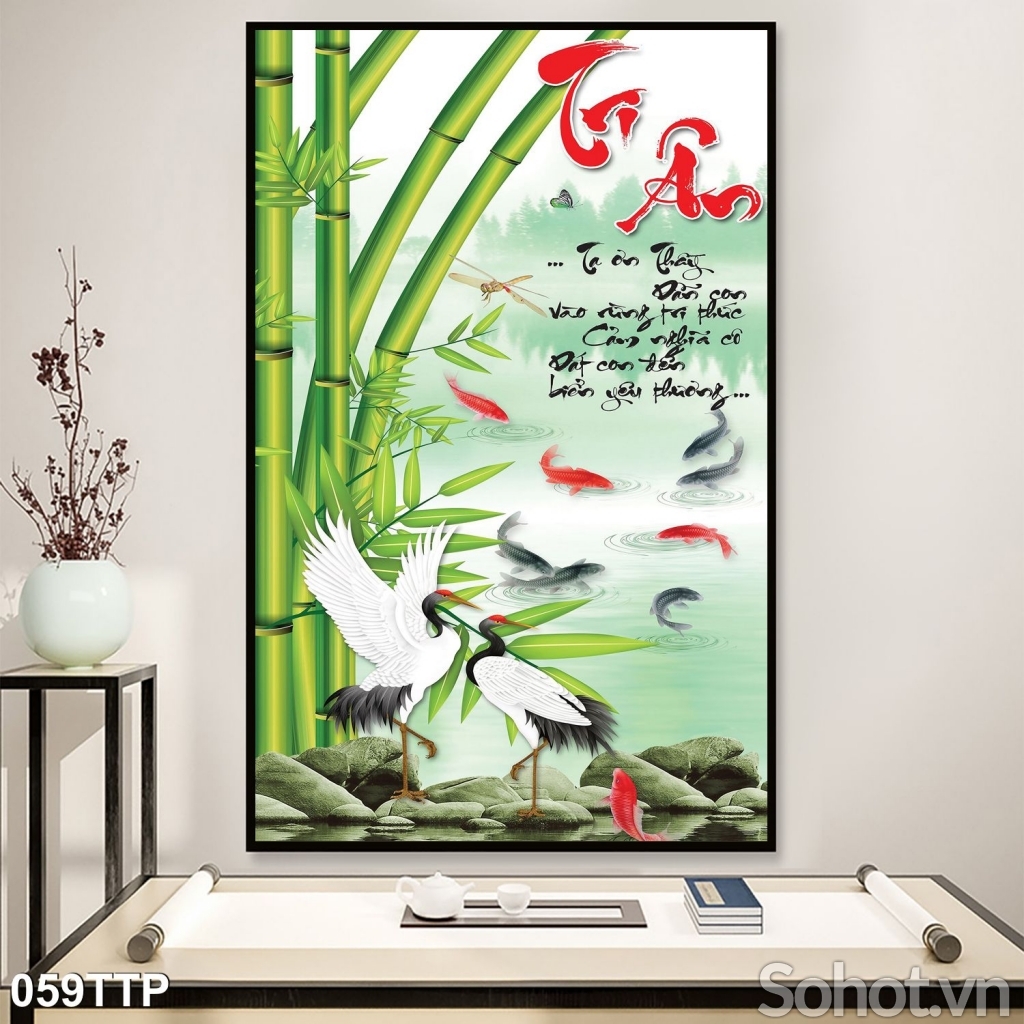 tranh phòng khách - tranh gạch 3D