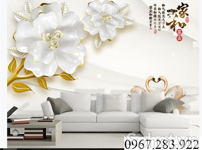 Tranh trang trí hoa mai