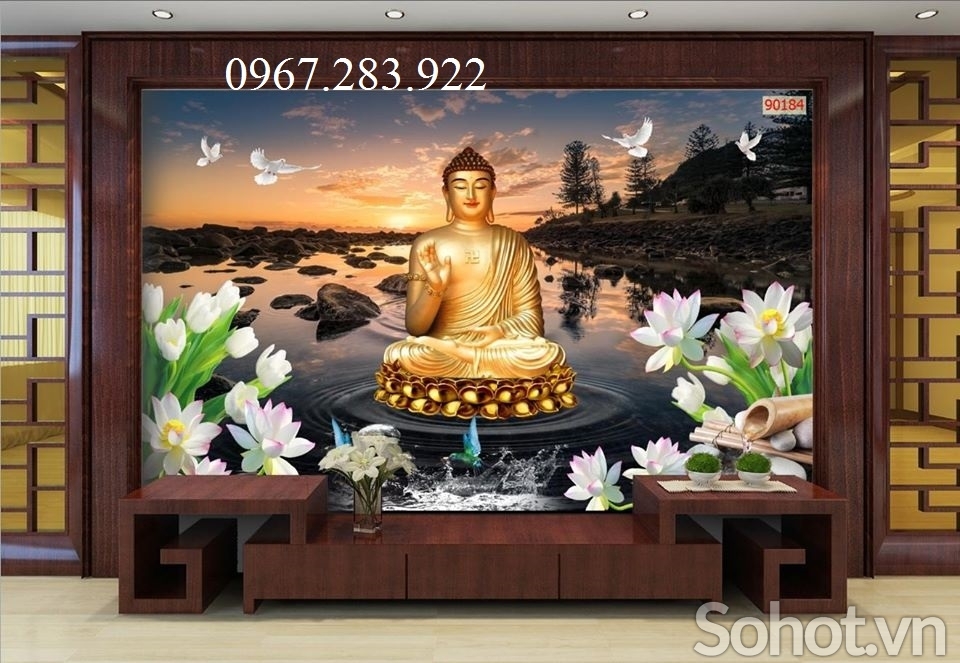 Gạch trang trí Phật Giáo