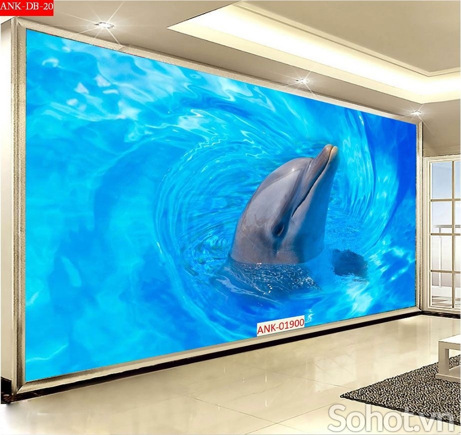 Tranh gạch 3d ốp tường cảnh biển - 789MN5