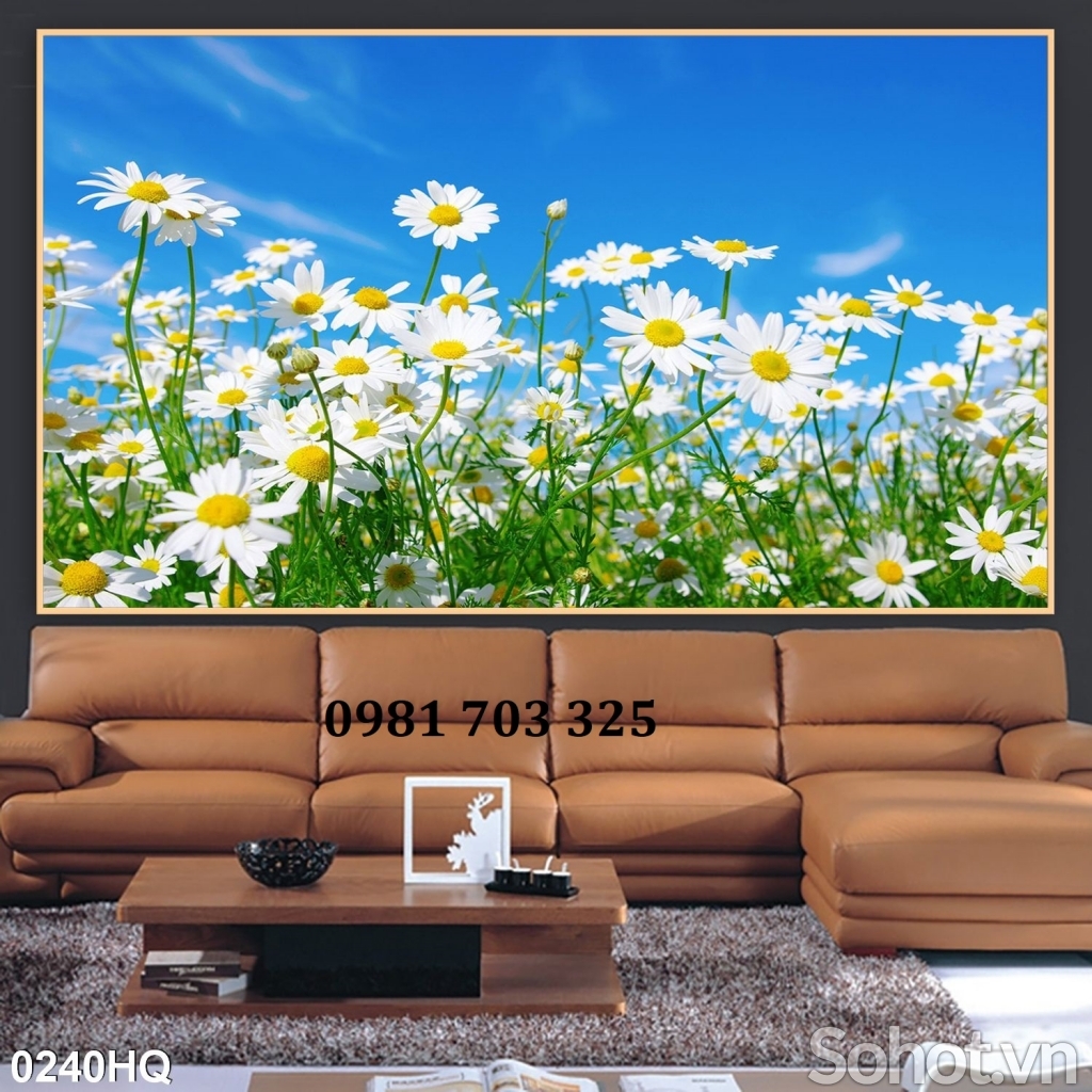 Gạch tranh vườn hoa 3D trang trí