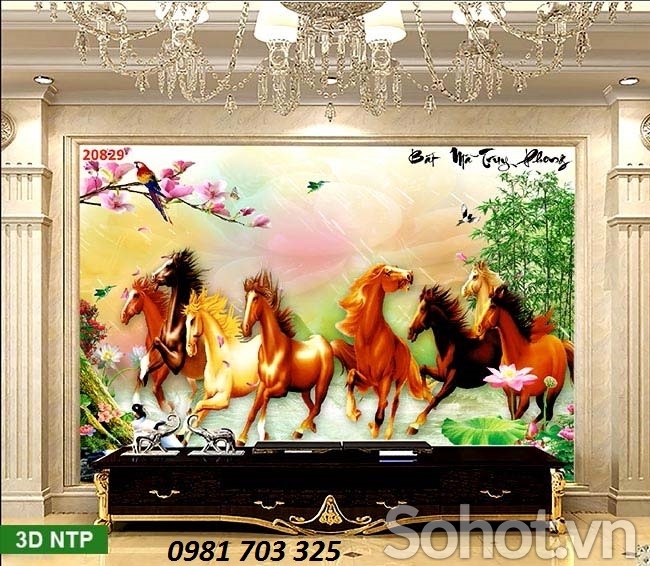 Tranh gạch mã đáo thành công