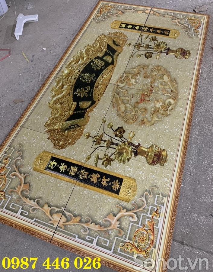 Tranh gach men phòng thờ HP9722