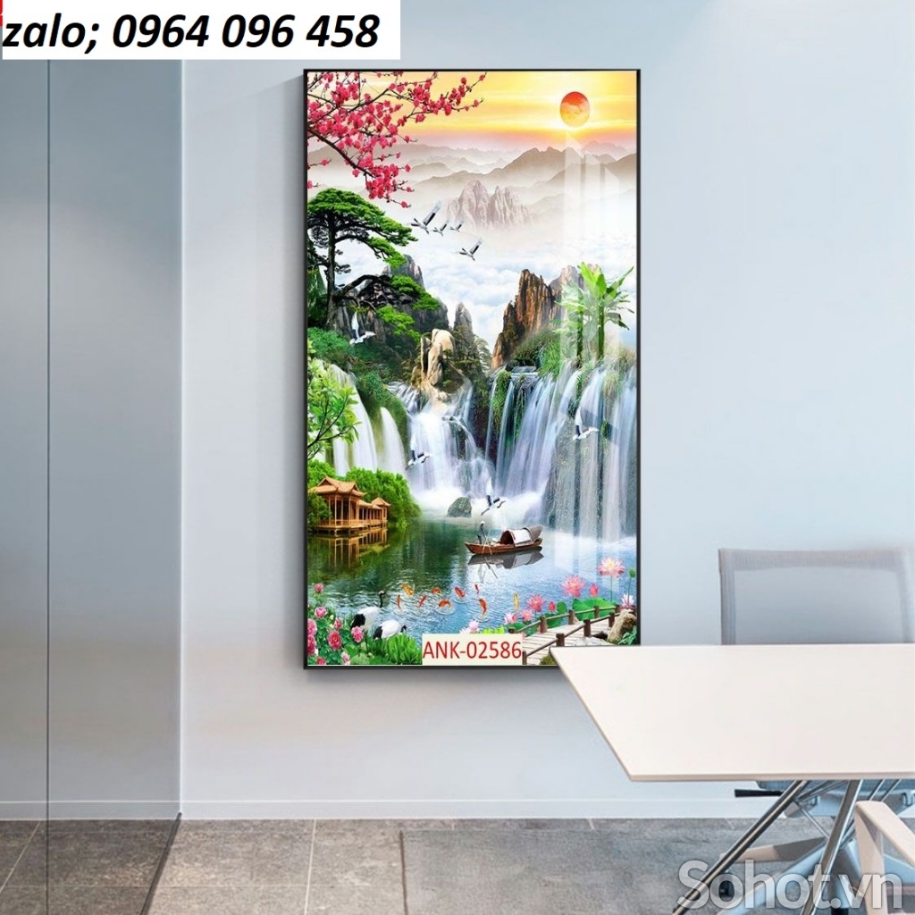 Tranh gạch 3d ốp tường rào - 677BV