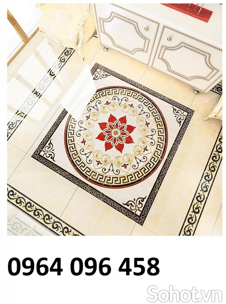 Mẫu gạch thảm lát nền phòng khách mã - HGF43