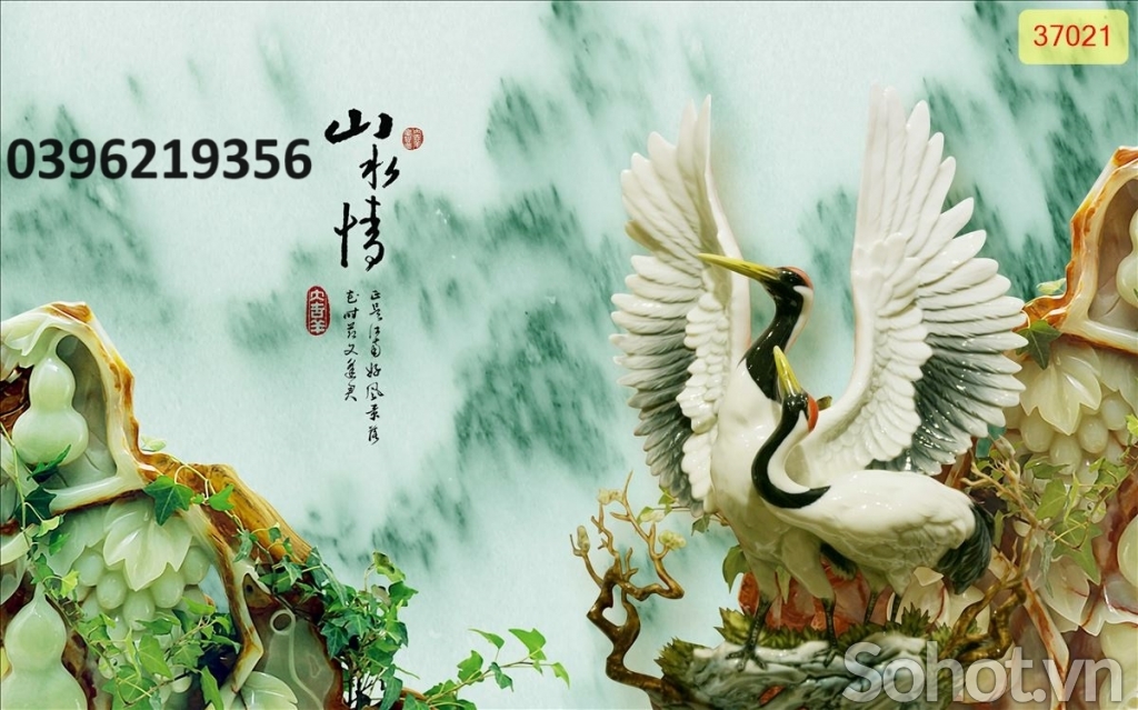 Tranh gạch đẹp sứ ngọc 3d