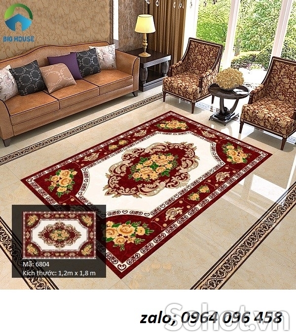 gạch thảm trang trí phòng khách - SXD22