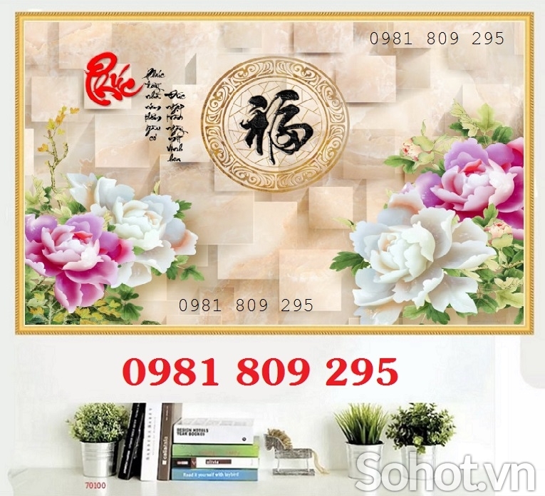 Gạch 3d mẫu đơn sứ ngọc