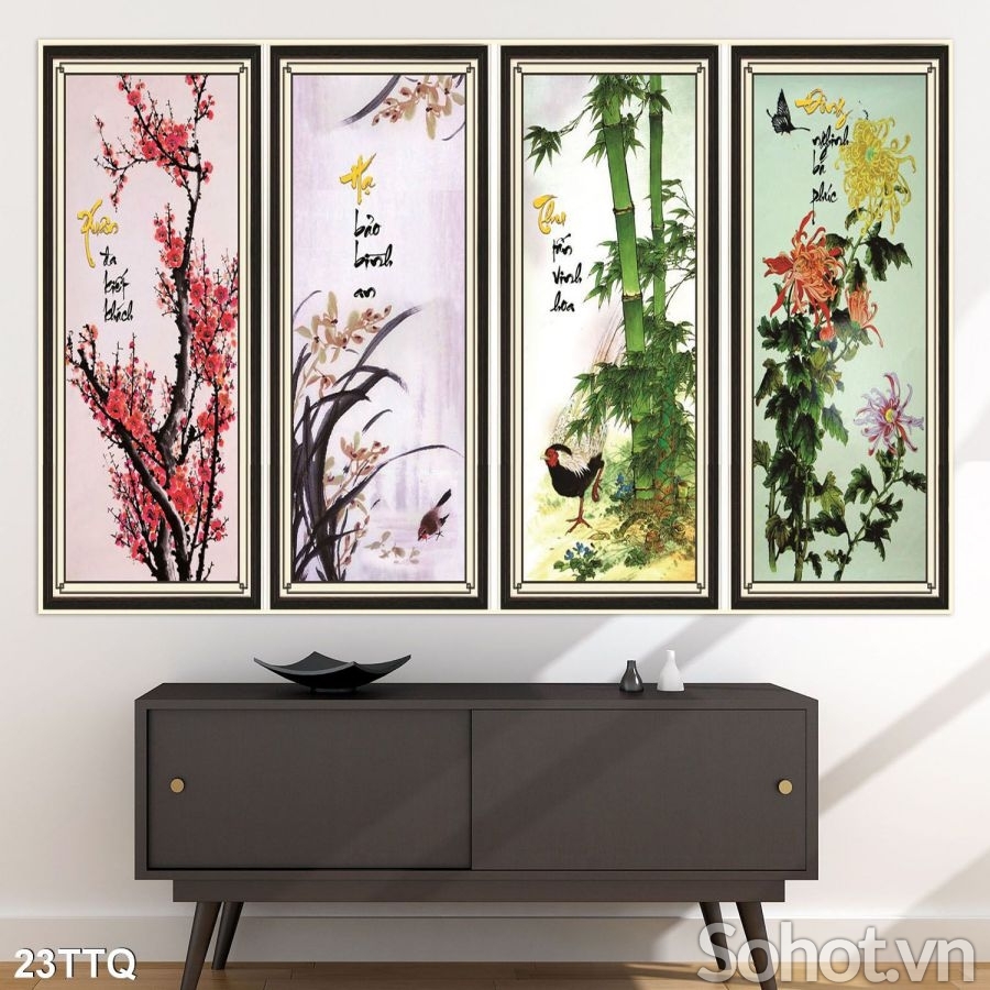 Tranh đẹp ốp tường họa tiets 3D
