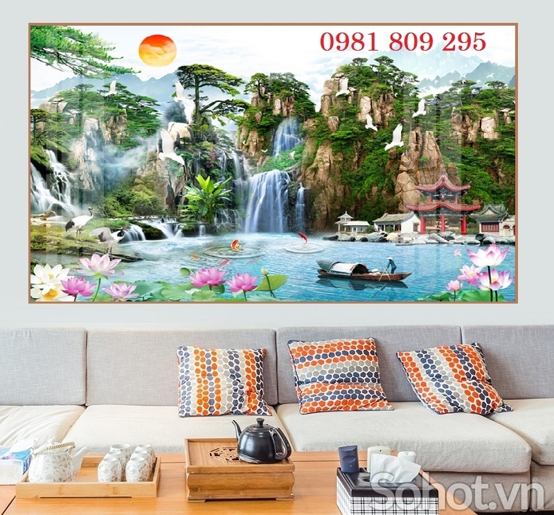 Tranh gạch men thiên nhiên