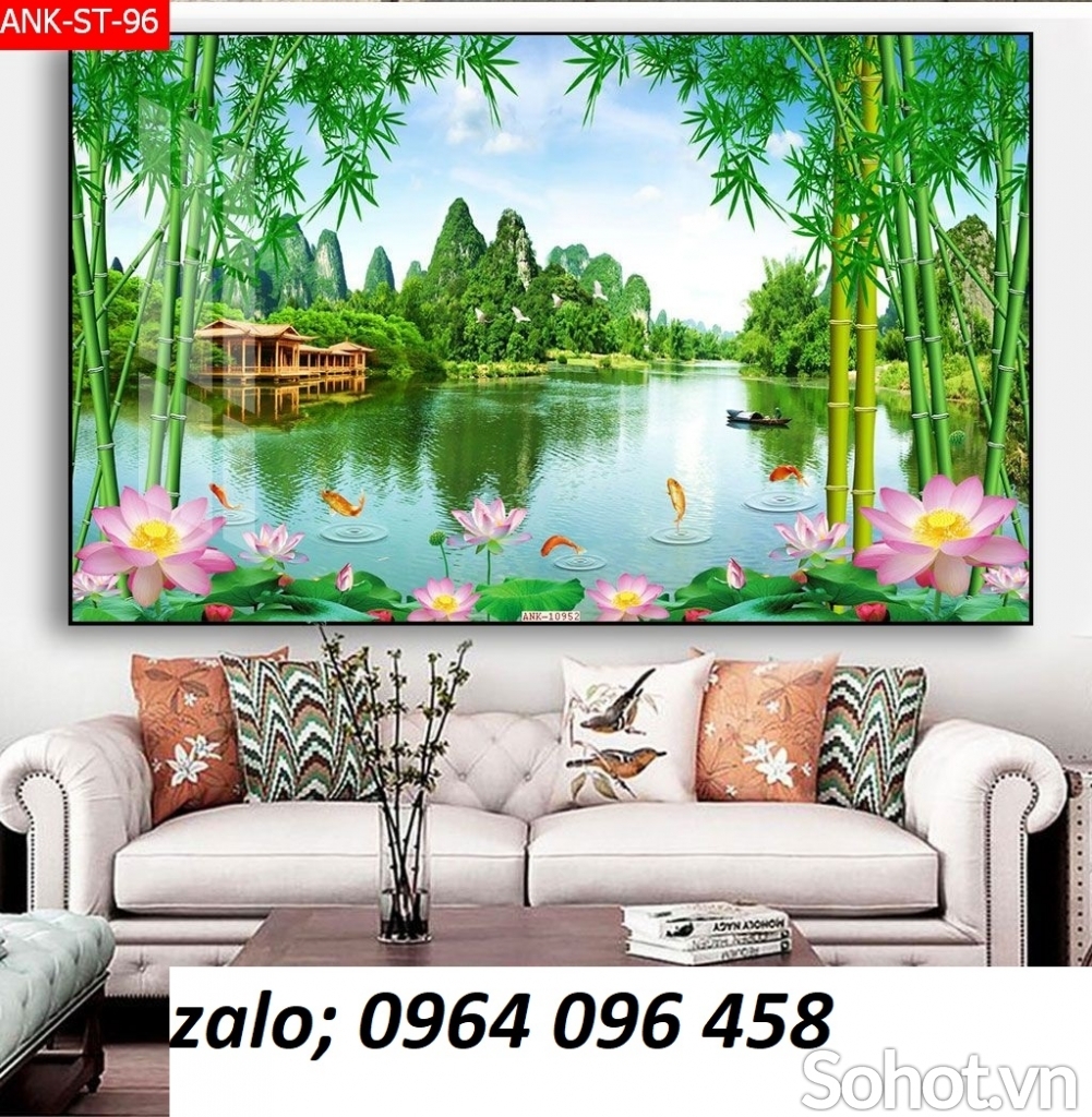 Tranh gạch 3d phong cảnh đồng quê - SCX63