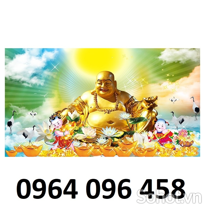 Tranh gạch 3d phật di lặc - BXC43