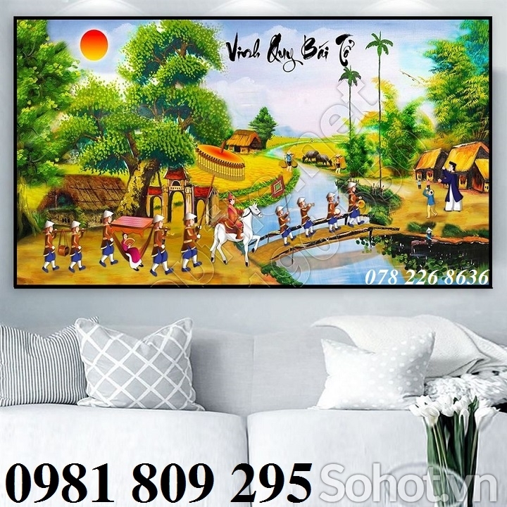 Gạch 3d làng quê ốp tường HP4998