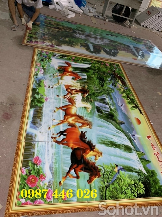 Tranh in gạch mã đáo thành công HP222