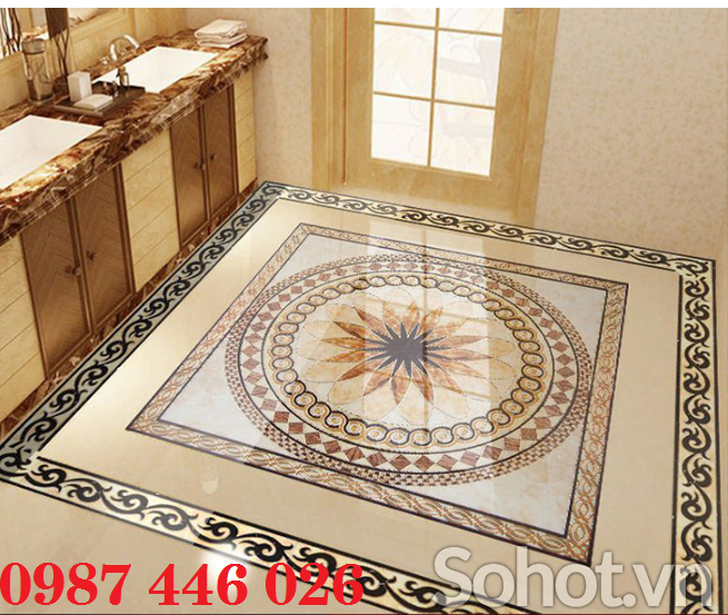 Gạch nền thảm gạch vuông HP09723