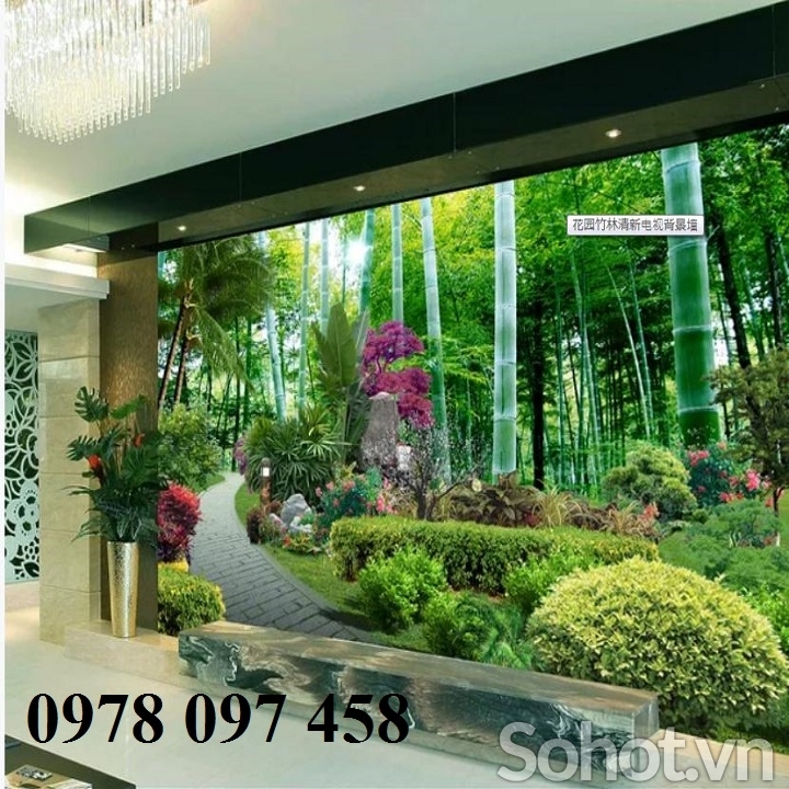 Gạch tranh 3D phong cảnh