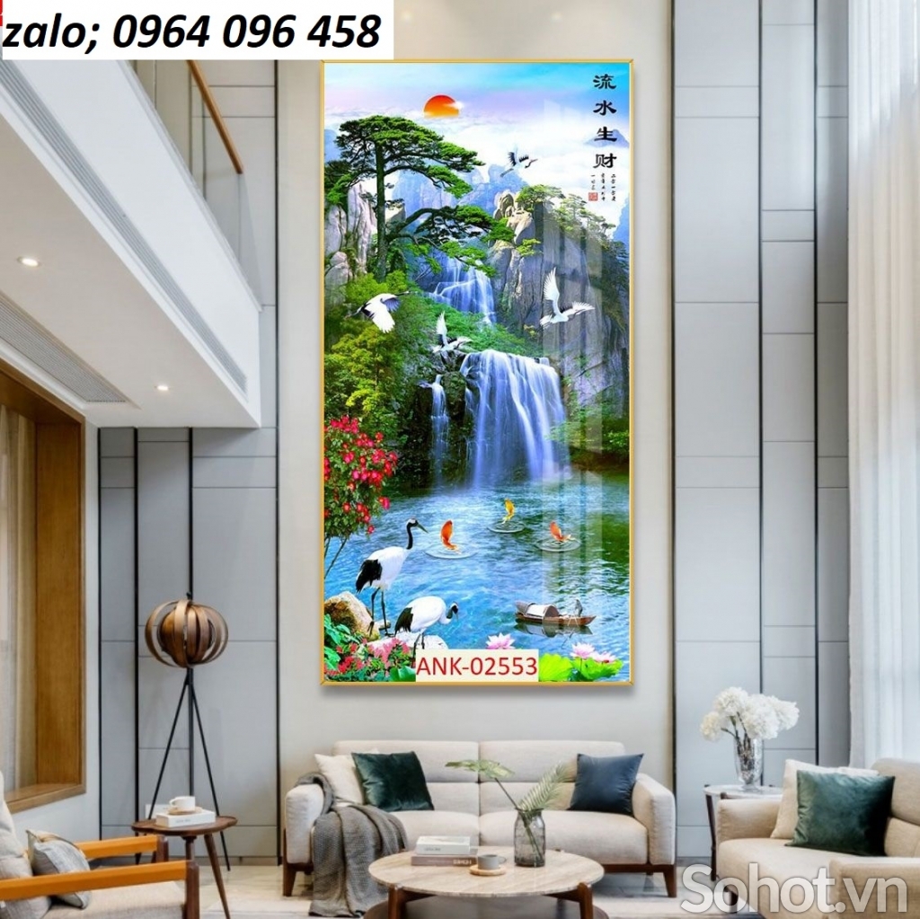 Tranh gạch 3d ốp tường cầu thang - DXNN9
