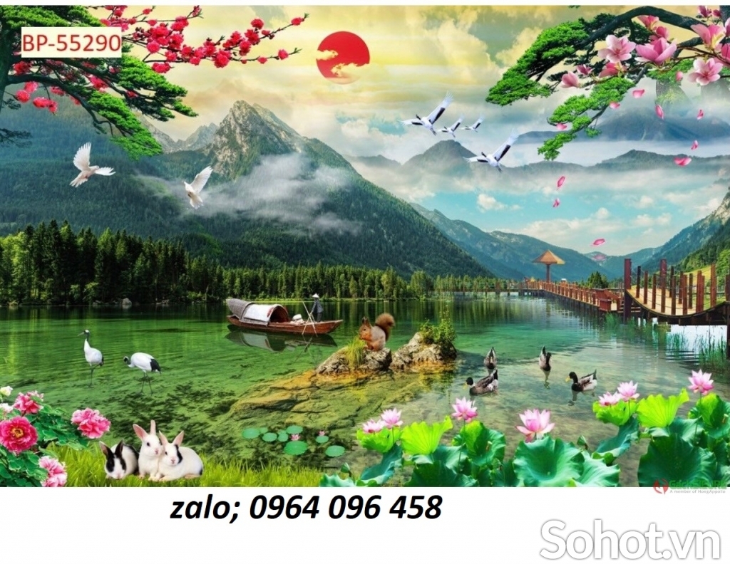 Tranh gạch 3d khổ lớn - NNN