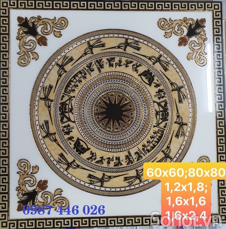 Gạch thảm chiếu nghỉ 80x80cm
