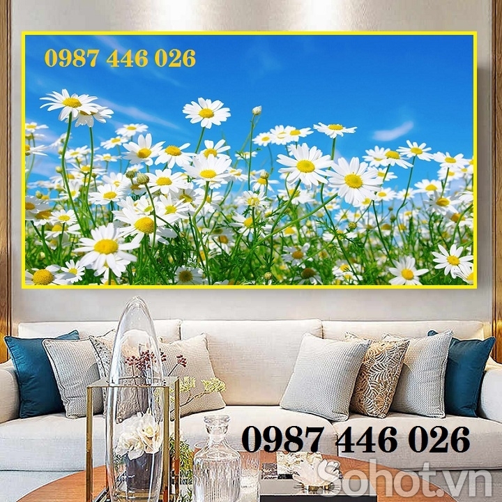 Tranh gạch men vườn hoa HP9772