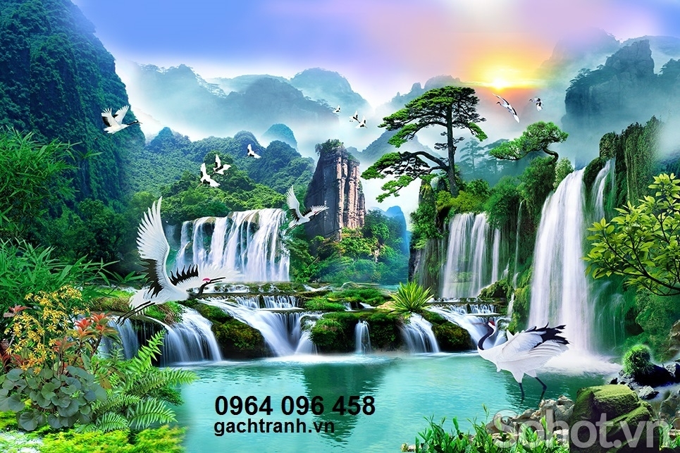 Tranh 3d - tranh gạch 3d - gạch tranh 3d - 0322X