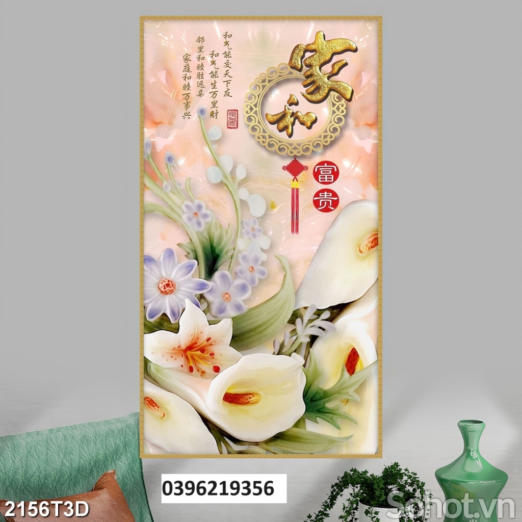 Tranh gạch đẹp trang trí 3D