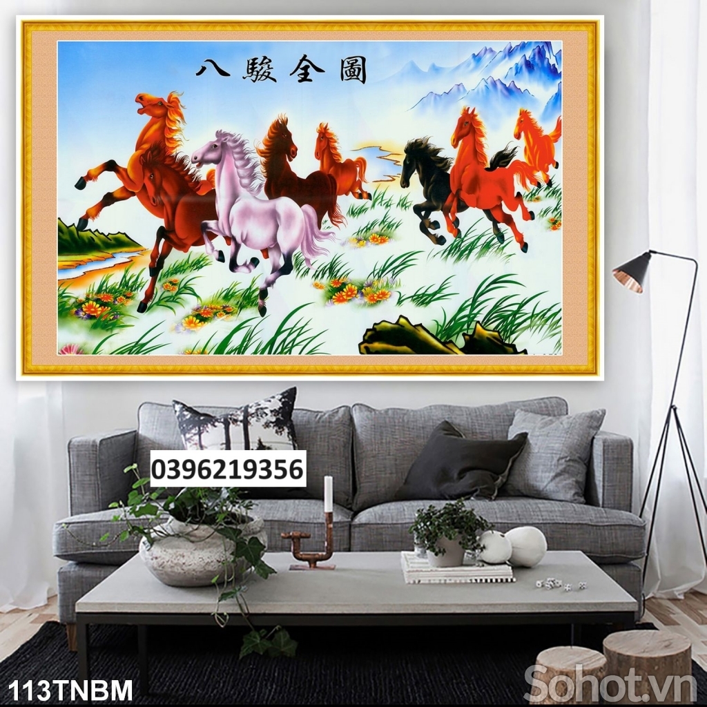 Gạch tranh mã đáo 3d trang trí đẹp