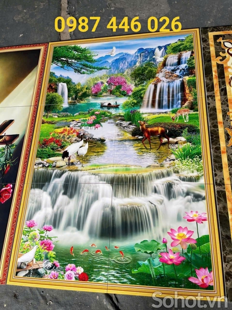 Gạch tranh tường 3d HP5845