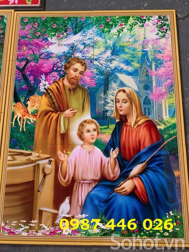 Gạch tranh thiên chúa, tranh công giáo