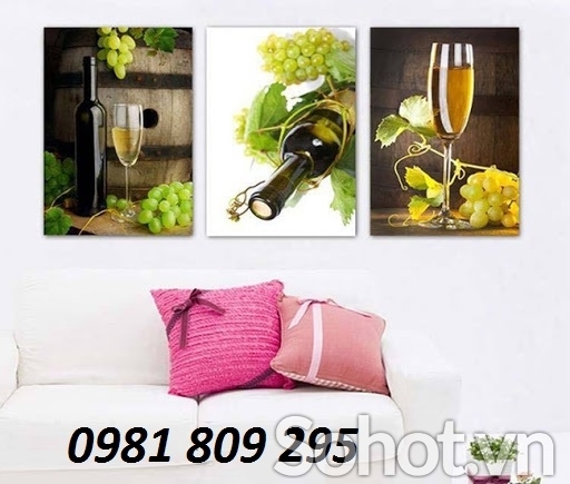 Tranh ốp tường phòng bếp