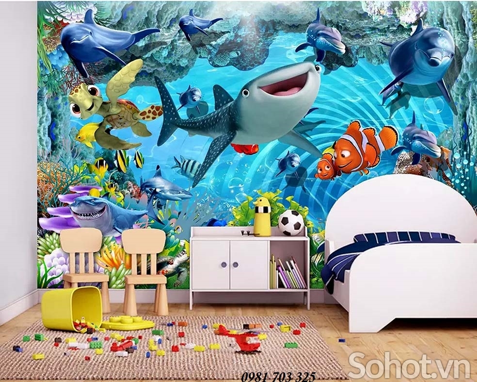 Tranh gạch men 3D trang trí phòng