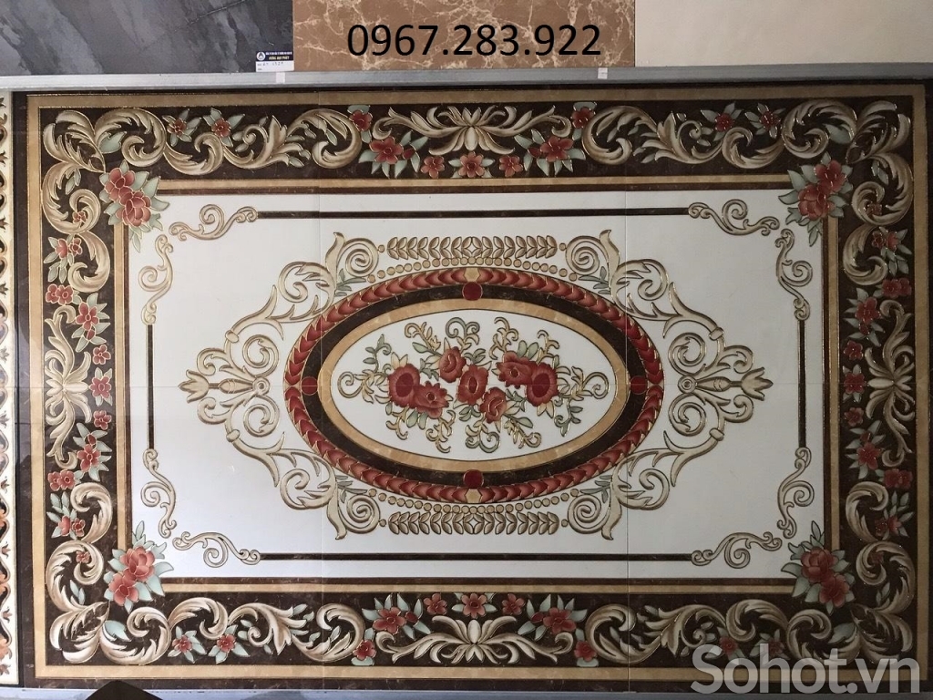 Gạch trang trí sàn 3d- thảm nhập khẩu