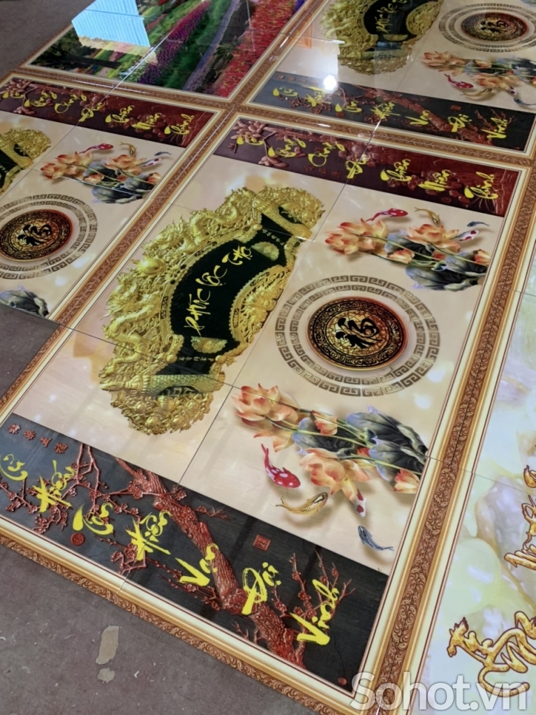 Tranh gạch sản xuất theo yêu cầu