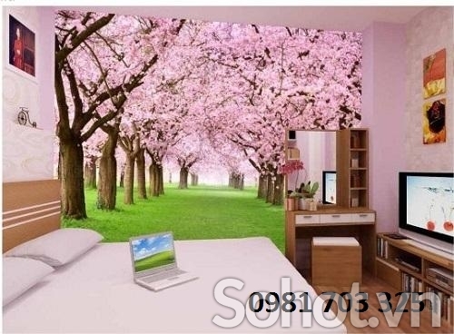 tranh gạch ốp tường phòng ngủ