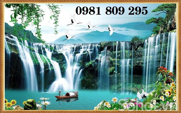 Tranh gạch men - tranh phong cảnh 3d