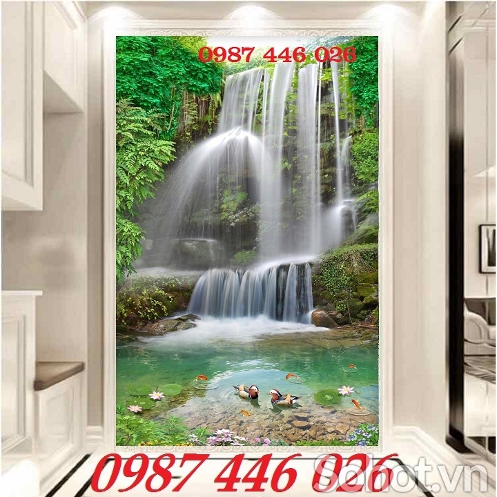 Gạch ốp tường tranh 3d phong cảnh HP982