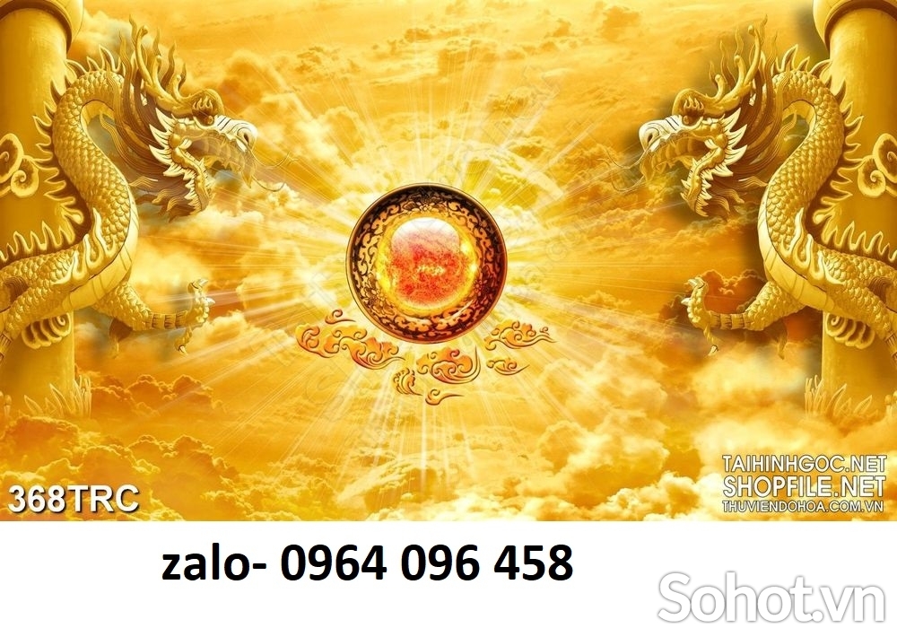 Tranh gạch 3d rồng phượng - 098BN