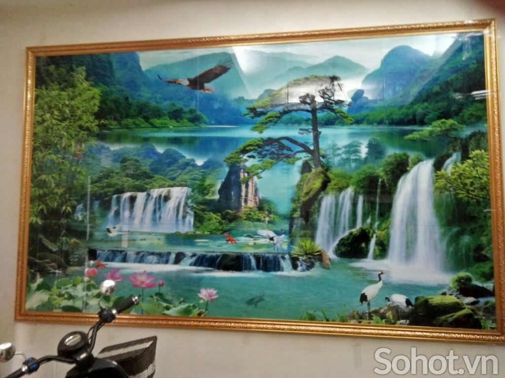 Tranh phong thủy - tranh gạch 3d phong thủy - HCX4