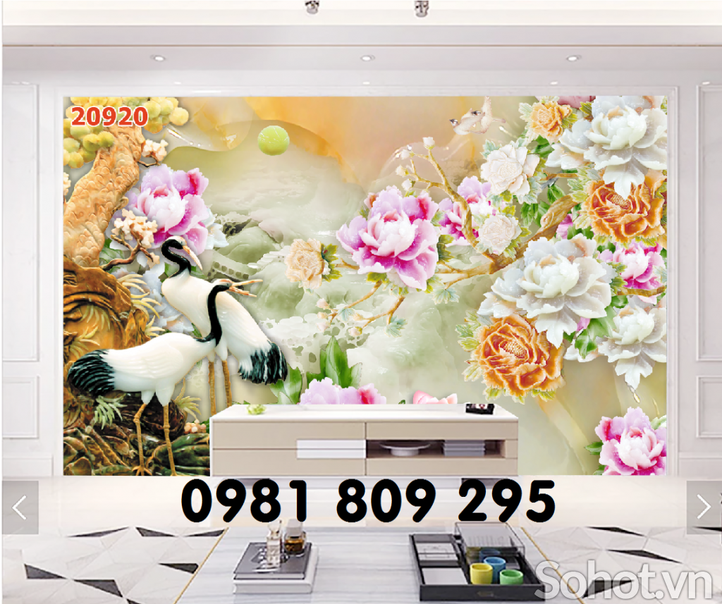 Gạch trang trí 3d sứ ngọc