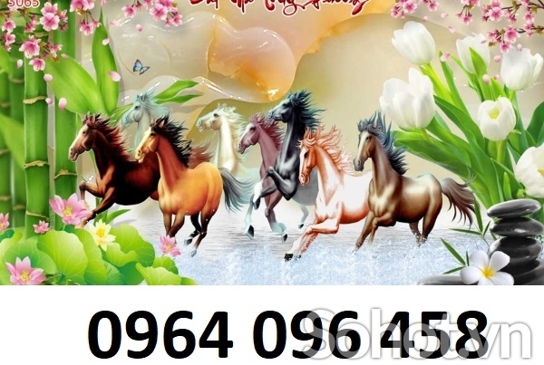 tranh cong ngựa 3d phong thủy - tranh gạch 3d